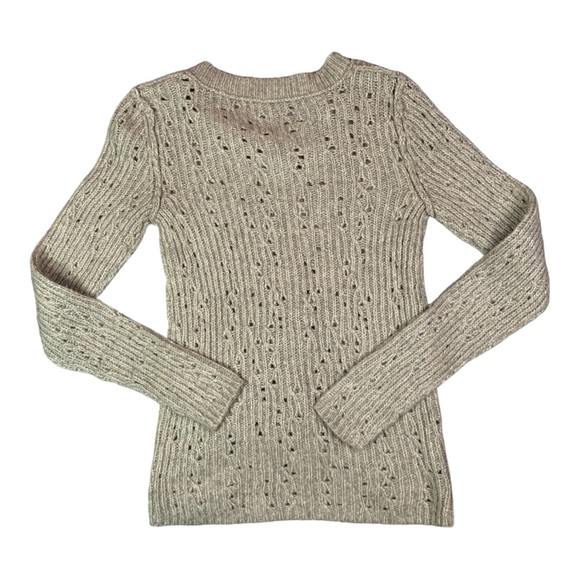 ✨ Free People Brown Soft Open Knit Wool Blend Sweater - Picture 2 of 6